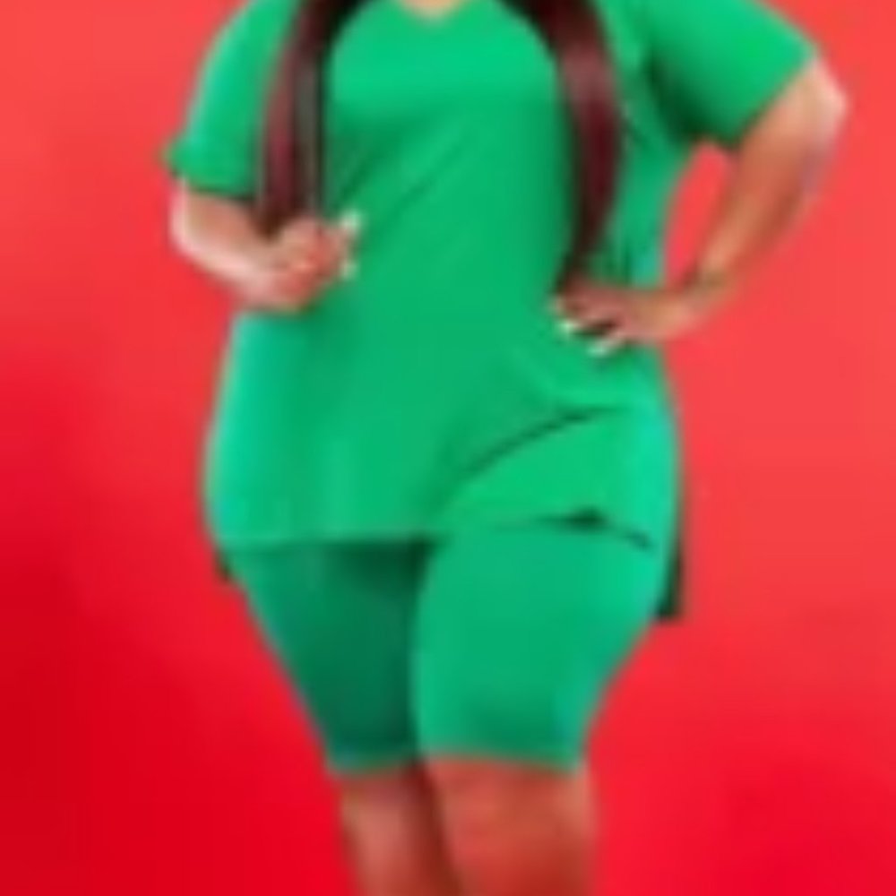 V-NECK STRAIT 2 PIECE